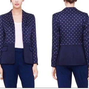 Club Monaco Navy Alison Open Front Blazer Size 6